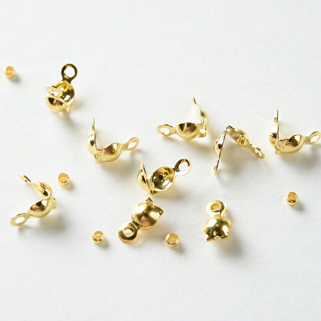 ボールチップとつぶし玉セット ゴールド 10個ずつ カン付き カシメ玉 ネックレス ブレスレット パーツ 素材 アクセサリーパーツの通販はau Pay マーケット ピンクゴールド通販広場