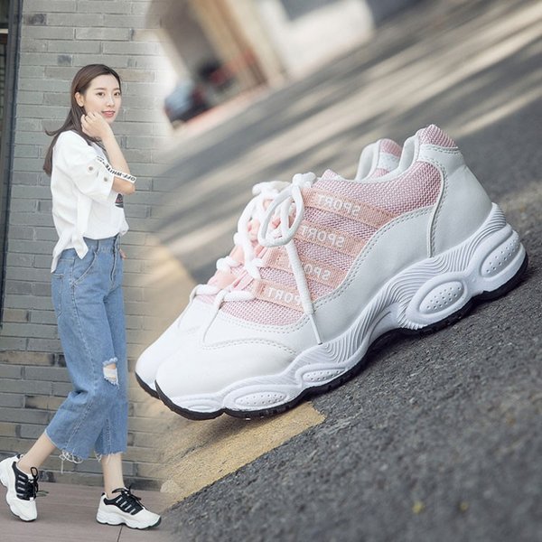 スニーカー レディース ランニングシューズ ウォーキング 厚底 疲れにくい 通気性 超軽量 スポーツ カジュアル おしゃれ 美脚 靴 ポインの通販はau Pay マーケット Fast Fashion
