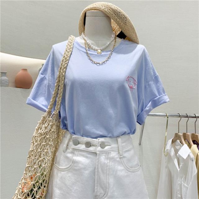 Tシャツ レディース 半袖 夏 ゆるい トップス 韓国ファッション 原宿系 Bf風 ヒップホップ ダンス ストリート風 カジュアルの通販はau Pay マーケット Fast Fashion