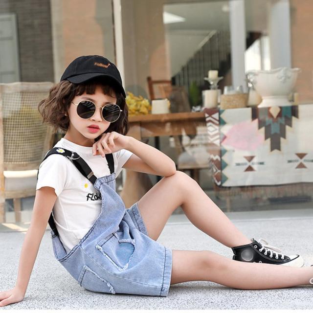 キッズサロペット デニムパンツジーンズ 可愛い 子供服 小学生コーデ オールインワン パンツズボン 春 秋 ボトムスの通販はau Pay マーケット Cuclo Shop