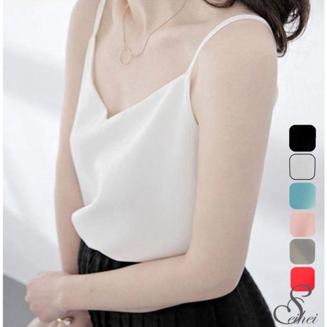 タンクトップ Vネック キャミソール 夏インナー ノースリーブの通販はau Pay マーケット Cuclo Shop