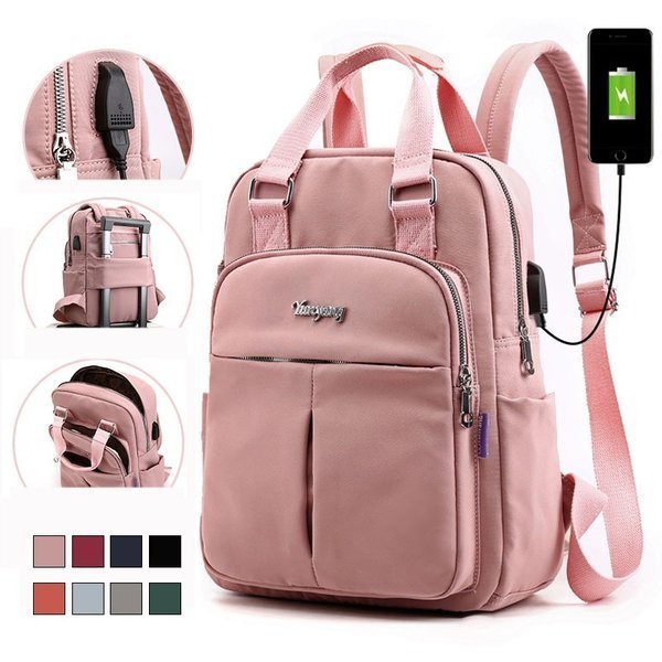 リュックサック バックパック パソコンバッグ レディース ナイロン リュック ノートpc Pcポケット付き 大容量 かわいいカジュアル 旅行 の通販はau Pay マーケット Cuclo Shop