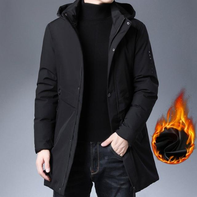 中棉ジャケット 中棉アウター 冬物 コート アウター メンズ ジャケット 棉服 冬服 通勤 厚手 ビジネス ロング丈 ブート付きの通販はau Pay マーケット Cuclo Shop