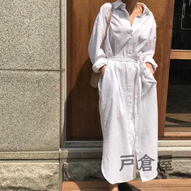 シャツワンピース ロング 白 ホワイト 春夏 ロングワンピース レディース長袖 羽織 ウエストリボン マキシワンピース スリット アウター の通販はau Pay マーケット Cuclo Shop シャツワンピース ロング 白 ホワイト 春夏 ロングワンピース レディース長袖 羽織 ウエストリボン マキシワンピース スリット アウター の通販はau Pay マーケット Cuclo Shop