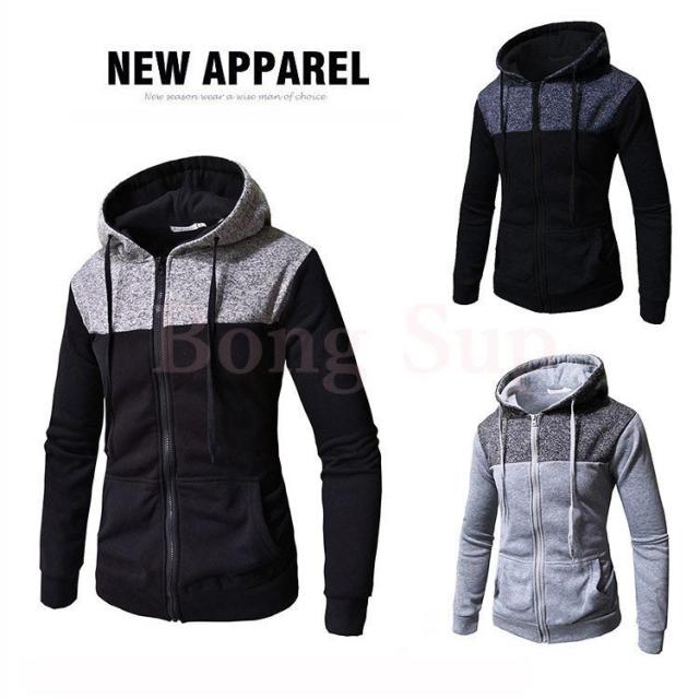 パーカー メンズ ジップアップ カットソー パーカ 切り替え 長袖 羽織り メンズパーカー 細身 スリム オシャレ フードつき 春秋服 コートの通販はau Pay マーケット Fast Fashion