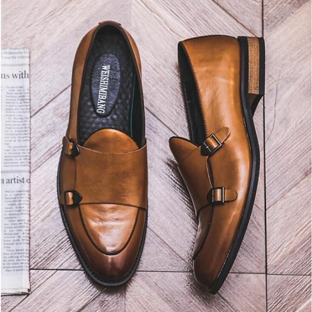 スリップオン ビジネスシューズ 革靴 紳士靴 ビジネス Puレザー メンズシューズ 新生活 フォーマル マンズシューズ 男性靴 歩きやすい 履の通販はau Pay マーケット Fast Fashion