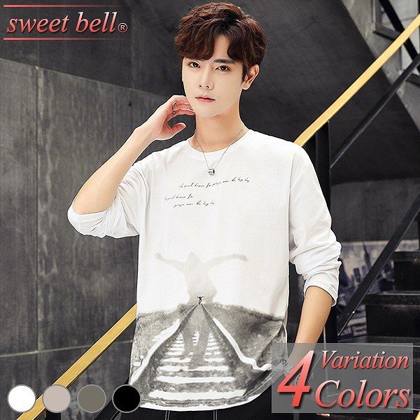 カットソー メンズ Tシャツ ロンt 長袖 Vネック クルーネック 柄 大きいサイズ おしゃれ 綿 春 秋 冬 パーカー ラグラン ボーダー アメカの通販はau Pay マーケット Fast Fashion