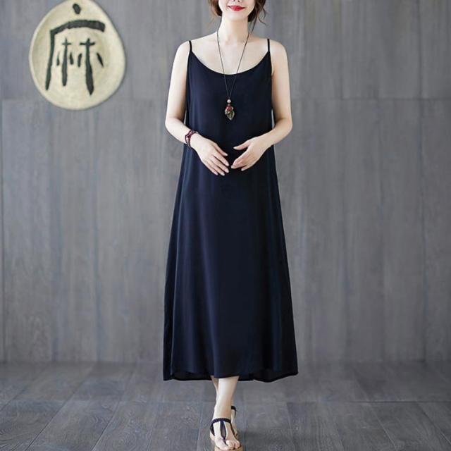 ワンピース ロング 夏 レディース ２タイプ ノースリーブ インナーウエア キャミワンピース ロング丈 インナーワンピース Aライン シンプの通販はau Pay マーケット Fast Fashion