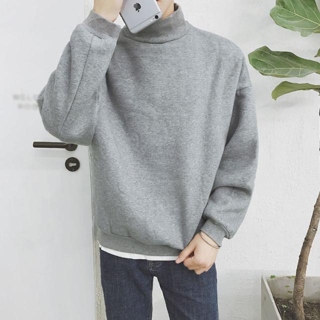 トレーナー メンズ スウェット インナー トップス メンズファッション ハイネック 長袖 厚手 ストレッチ 防寒 保温 暖かい の通販はau Pay マーケット Takeoff