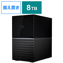 (中古)IO DATA (展示品) My Book Duo (2021EX) WDBFBE0080JBK-JEEX 箱破損品(262-ud)