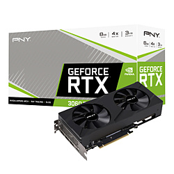 (中古)PNY GeForce RTX 3060 Ti 8GB GDDR6X VERTO Dual Fan LHR VCG3061T8LDFBPB1(344-ud)