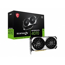 中古)MSI MSI GeForce RTX 4070 VENTUS 2X 12G OC(344-ud)【公式通販】 MSI GeForce RTX 4070 VENTUS 2X OC