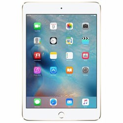 中古)Apple iPad mini 4 128GB ゴールド MK782J/A docomoロック解除SIM