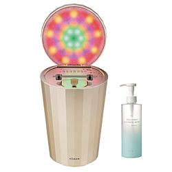 (中古)ヤーマン 美顔器スチーマー Photo Care(フォトケア) コフレセット シャンパンゴールド YJSB0N-1 (箱破損品)(198-ud)