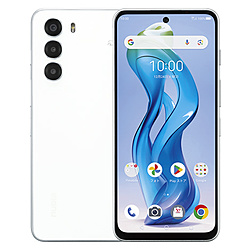 (中古)ZTE nubia S 5G 128GB ホワイト A403ZT Y!mobile SIMフリー(262-ud)
