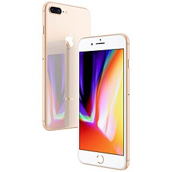 中古)Apple iPhone8 Plus 64GB ゴールド MQ9M2J/A SIMフリー(348-ud)の