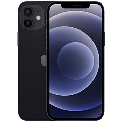 中古)Apple iPhone12 256GB ブラック NGJ03J/A SIMフリー(258-ud)の