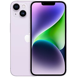 中古)Apple iPhone14 128GB パープル MPUY3J/A SIMフリー(258-ud)の