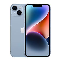 (中古)Apple iPhone14 128GB ブルー MPVJ3J/A SIMフリー(368-ud)