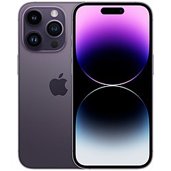 中古)Apple iPhone14 Pro 128GB ディープパープル MQ0F3J/A SIMフリー