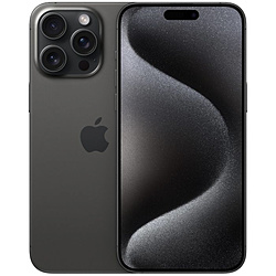 (中古)Apple iPhone15 Pro Max 256GB ブラックチタニウム MU6P3J/A SIMフリー(368-ud)