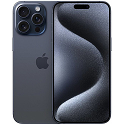 (中古)Apple iPhone15 Pro Max 256GB ブルーチタニウム MU6T3J/A SIMフリー(377-ud)
