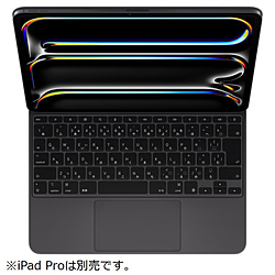 (中古)Apple 13インチiPad Pro M4用 Magic Keyboard 日本語 ブラック MWR53J/A(344-ud)