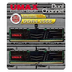 (中古)UMAX UM-DDR4D-2666-32GBHS/B(377-ud)