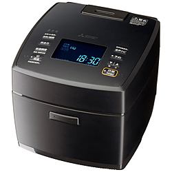 中古)MITSUBISHI (展示品) 炊飯器 本炭釜 黒漆黒 NJ-VW10G-B