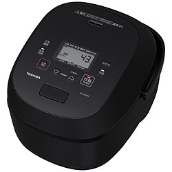 (中古)TOSHIBA (展示品) 炊飯器 炎匠炊き グランブラック RC-10VRV(K) [5.5合 /IH](305-ud)