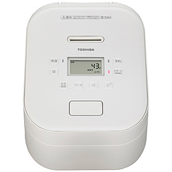 (中古)TOSHIBA (展示品) 炊飯ジャー ホワイト RC-10FPW(W) [5.5合 /圧力IH](305-ud)
