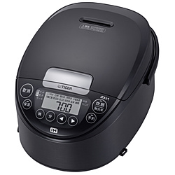 (中古)TIGER (展示品) IHジャー炊飯器 炊きたて モーブブラック JPW-T180KV [1升 /IH](276-ud)の通販は