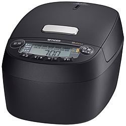 (中古)TIGER (中古品) 圧力IHジャー炊飯器 炊きたて オフブラック JPV-S100KO [5.5合 /圧力IH](198-ud)