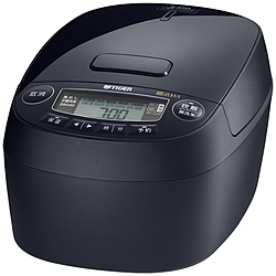 (中古)TIGER (展示品) 圧力IHジャー炊飯器 炊きたて モーブブラック JPV-T180KV [1升 /圧力IH](305-ud)