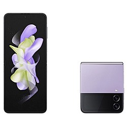 中古)SAMSUNG Galaxy Z Flip4 128GB ボラパープル SCG17 auロック解除