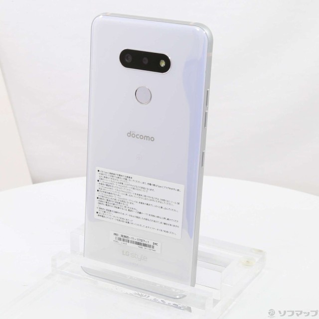 中古 Lg Lg Style3 64gb オーロラホワイト L 41a Docomoロック解除simフリー 371 Ud スマホ の通販はau Pay マーケット ソフマップ