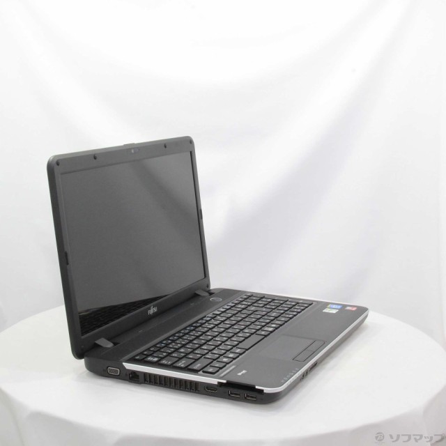 (中古)FUJITSU 格安安心パソコン LIFEBOOK AH32/M FMVA32MBP マットブラック  ※バッテリー完全消耗(269-ud)｜au PAY マーケット