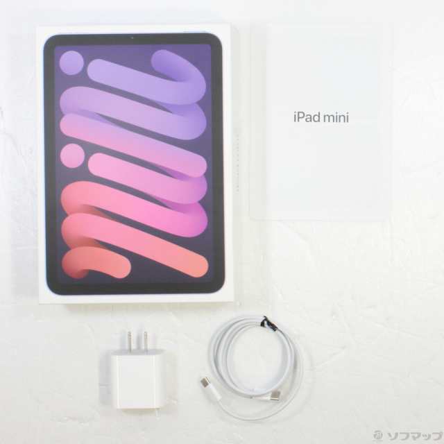 Apple iPad mini 第6世代 64GB パープル MK7R3J/A Wi-Fi(368-ud) 大阪直売 APPLE 〔中古〕iPad  mini6 Wi Fiﾓﾃﾞﾙ GB ﾊﾟｰﾌﾟﾙ