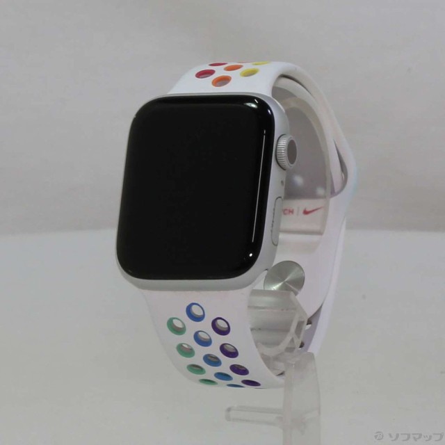 中古)Apple Apple Watch Series 6 Nike GPS 44mm シルバーアルミニウム