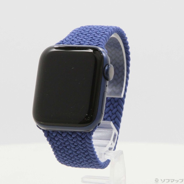 中古)Apple Apple Watch Series 6 GPS 40mm ブルーアルミニウムケース ...