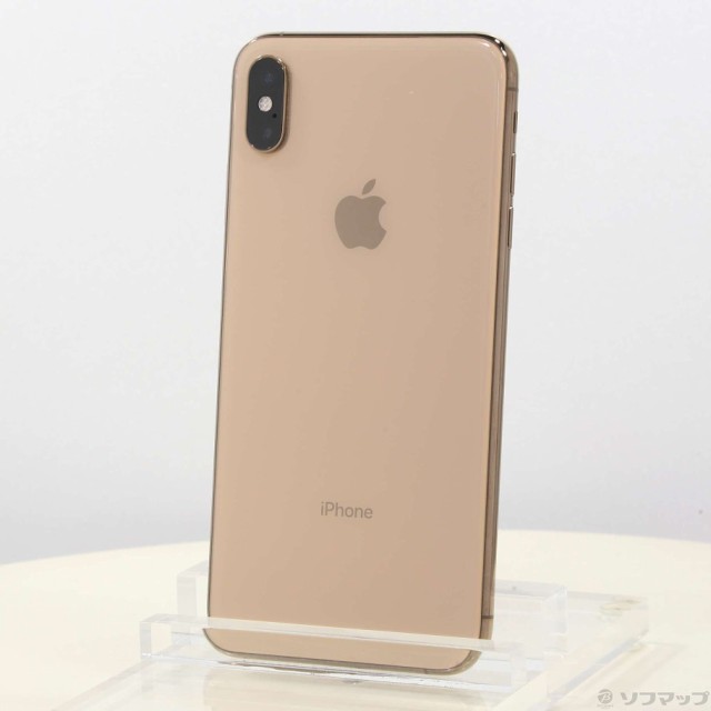 Apple iPhoneXS Max 256GB ゴールド MT6W2J/A SIMフリー(297-ud) の