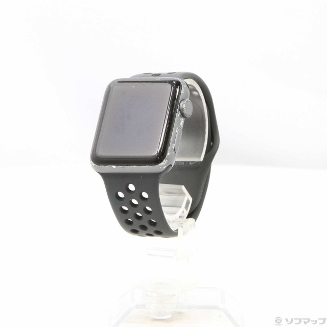 中古)Apple Apple Watch Series 2 Nike+ 42mm スペースグレイ ...