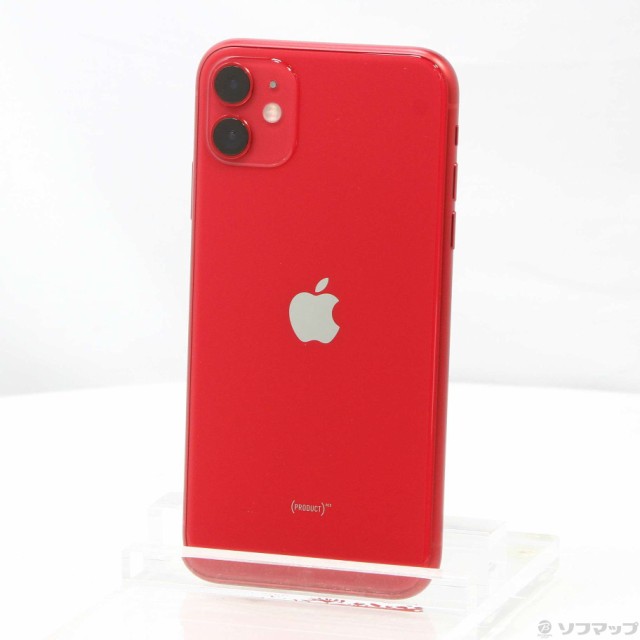 (中古)Apple iPhone11 256GB プロダクトレッド MWM92J/A SIMフリー(258-ud)の通販は