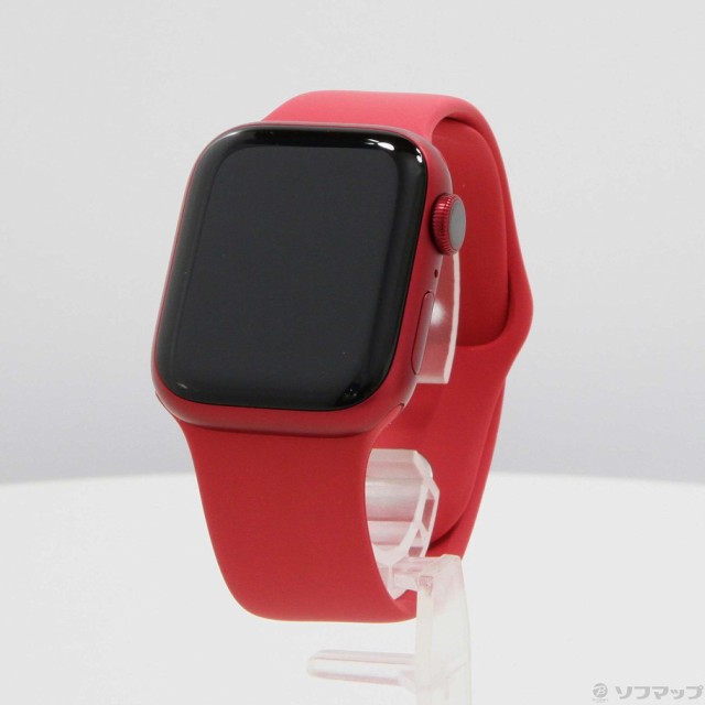 クーポン利用 最終値下＊Apple Watch7 41mm GPS プロダクトレッド