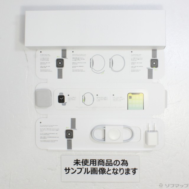 (中古)Apple Apple Watch Series 4 GPS + Cellular 40mm シルバーアルミニウムケース  シーシェルスポーツループ(258-ud)｜au PAY マーケット