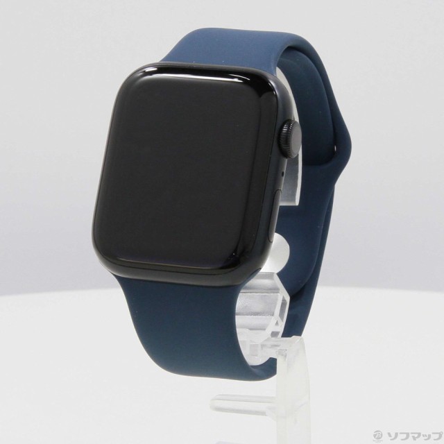 ネイビーシー Apple Watch 7 GPS 45mm アビスブルー - crumiller.com