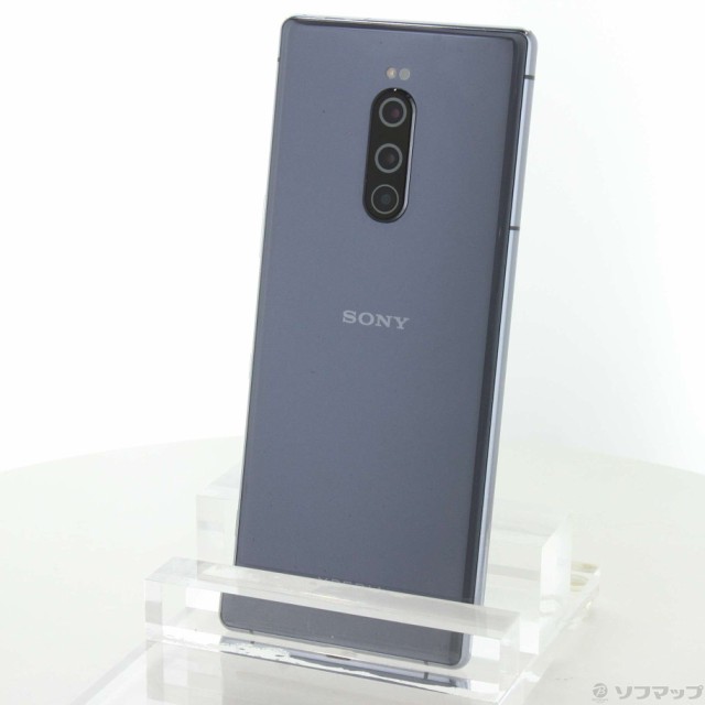 SONY Xperia 1 64GB グレー SOV40 auロック解除SIMフリー(251-ud)-