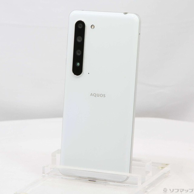 送料無料/即納 ()SoftBank AQUOS R5G 256GB オーロラホワイト 908SH