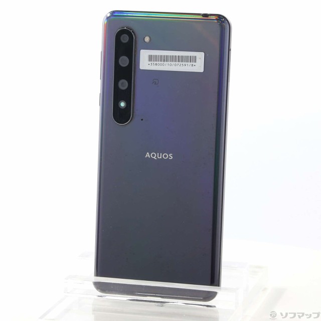 ジャンク】ソフトバンクAQUOS R5G 908SHアースブルー 256GB-