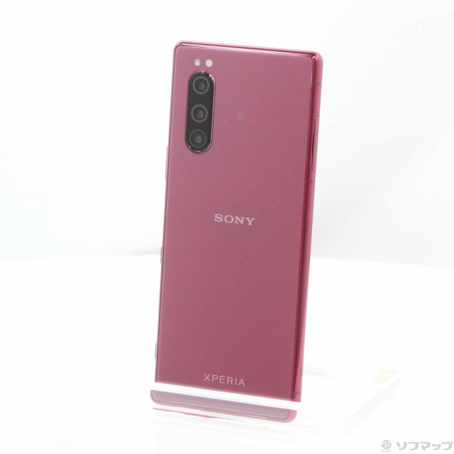 無償保証 【中古】SONY(ソニー) Xperia 5 64GB レッド 901SO SoftBank